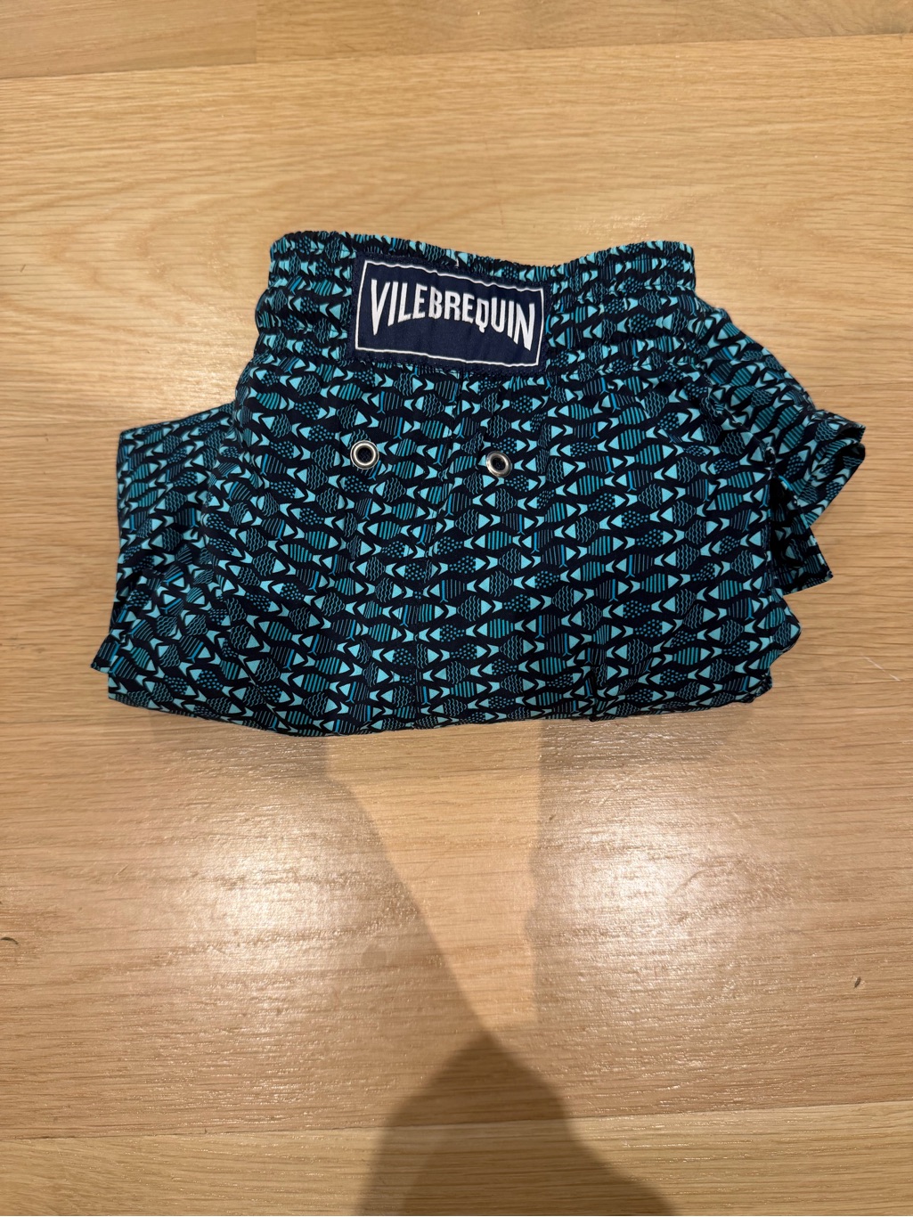 Vilebrequin Teal Fish Patterned Swim Trunk Mens 5xl